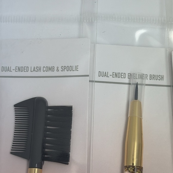 Believe beauty set of four new dual end makeup brushes brow, eyeliner eyeshadow - Picture 4 of 8